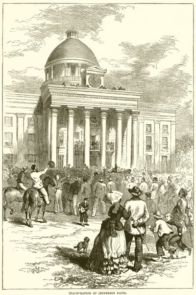 Invigning av Jefferson Davis av English School