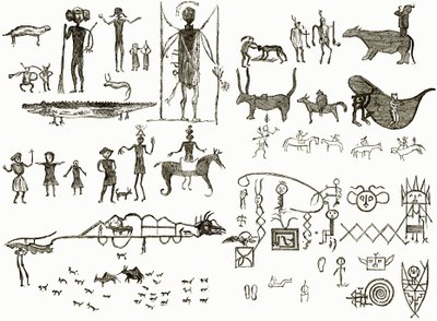 Indiska hieroglyfer av English School