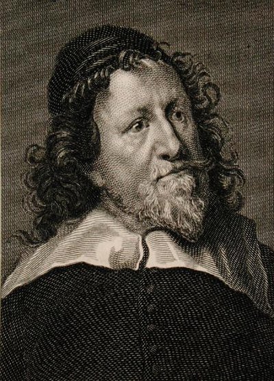 Inigo Jones (1573-1652) (gravyr) av English School