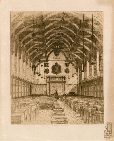 Interiör av Westminster School av English School
