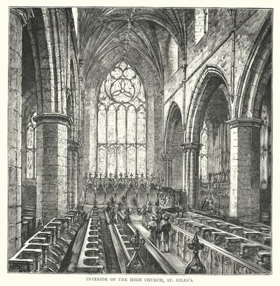 Interiör av High Church, St Giles