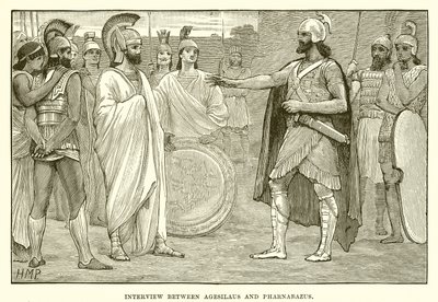 Intervju mellan Agesilaus och Pharnabazus av English School
