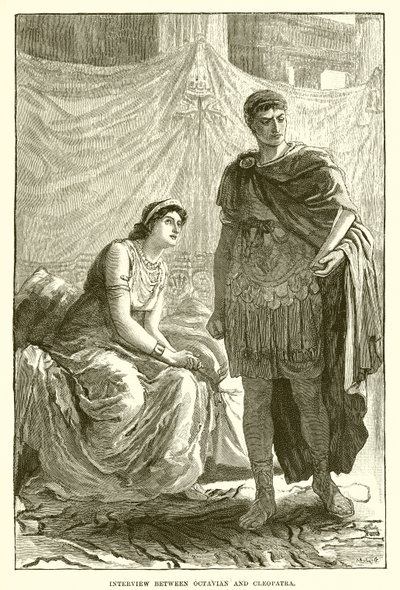 Intervju mellan Octavianus och Cleopatra av English School