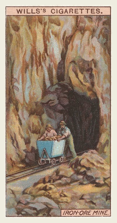 Järnmalmsgruva (chromolitho) av English School