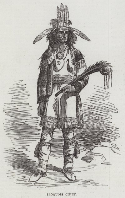 Iroquois Chief (gravyr) av English School