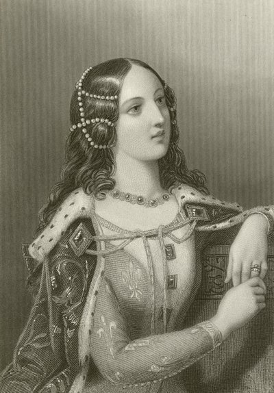 Isabella av Valois, andra hustru till kung Richard II av English School
