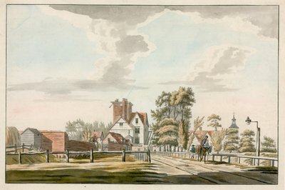 Islington, Canonbury Tower (wc på papper) av English School