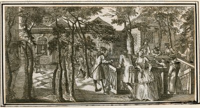 Islington Spa, tidigare New Tunbridge Wells, 1735 av English School