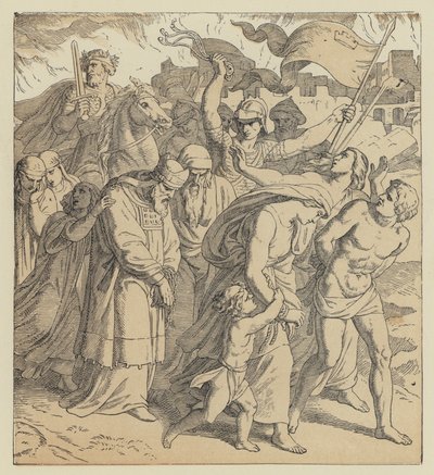 Israel i Babylon (gravyr) av English School