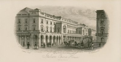 Italienska operahuset, Haymarket, London av English School