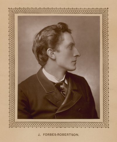J Forbes-Robertson, från ett fotografi som tagits speciellt för Teatern av English School