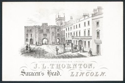 J L Thornton, byteskort av English School