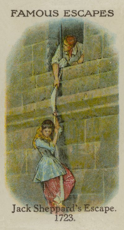 Jack Sheppards Escape, 1723 av English School