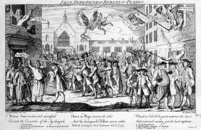 Jaco-Independo-Rebello-Plaido, efter Henry Fielding, 1747 av English School