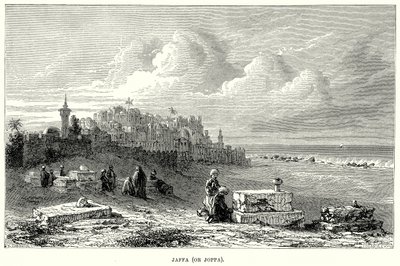 Jaffa (or Joppa) (engraving) av English School