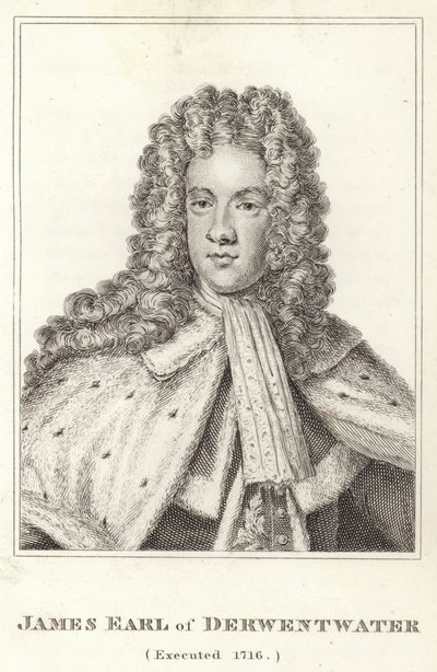 James Earl of Derwentwater, avrättad 1716 av English School