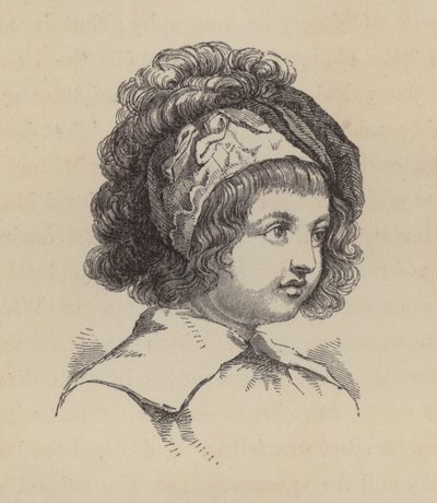 James, Lord Beauclerk, andra son till kung Karl II och Nell Gwyn (gravyr) av English School