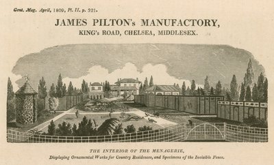 James Piltons Manufactory, Kings Road, Chelsea av English School