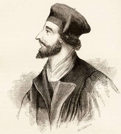 Jan Hus, c.1865 av English School