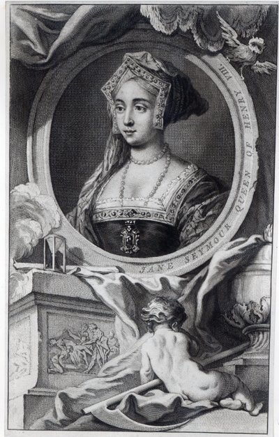 Jane Seymour, graverad av Jacobus Houbraken, 1746 av English School