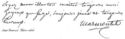 Jean Francois Marmontel av English School