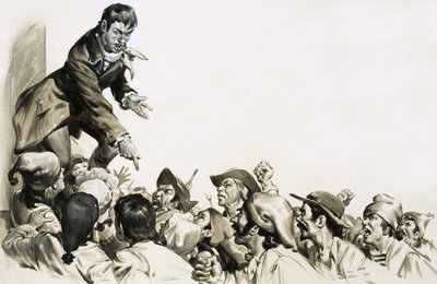 Jean Paul Marat väckte hat i Paris-mobbarnas hjärtan av English School
