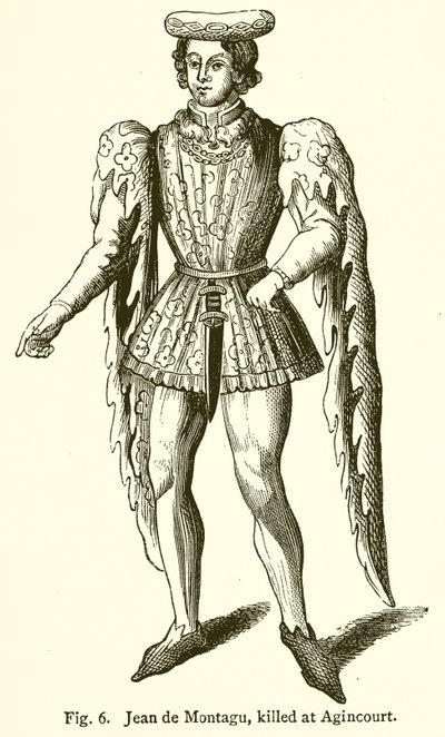 Jean de Montagu, dödad vid Agincourt av English School