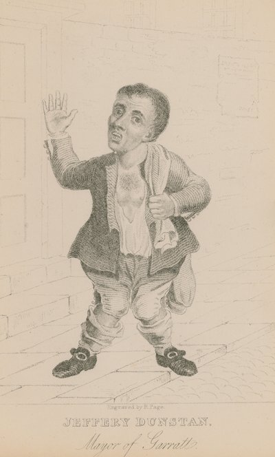 Jeffery Dunstan, borgmästare i Garratt av English School