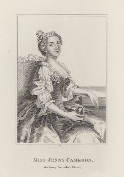 Jenny Cameron, Flora Macdonald (gravyr) av English School