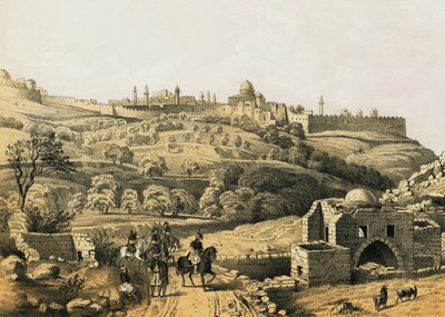 Jerusalem från Jobs brunn av English School