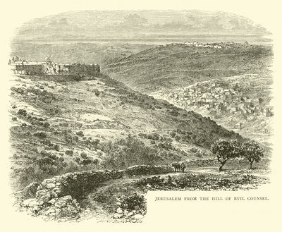 Jerusalem från det ondas kulle Råd av English School