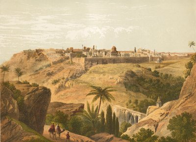 Jerusalem från vägen till Betania av English School