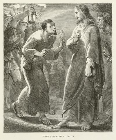 Jesus förrådd av Judas av English School