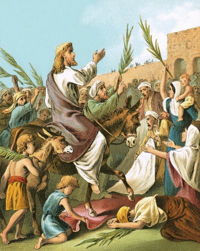 Jesus går in i Jerusalem av English School