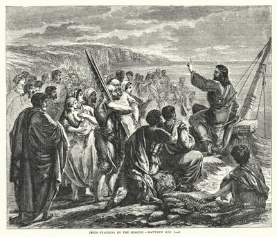 Jesus undervisar vid havet, Matteus XIII av English School