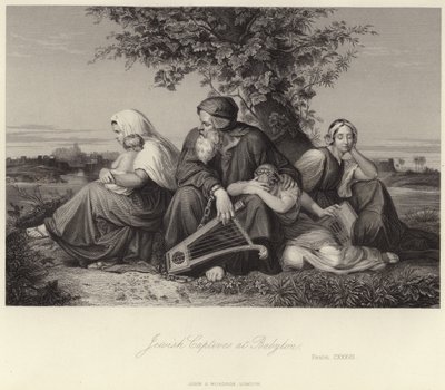 judiska fångar i Babylon av English School