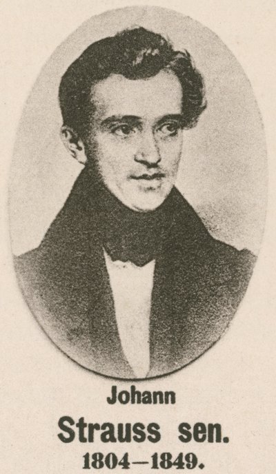 Johann Strauss Senior (gravyr) av English School