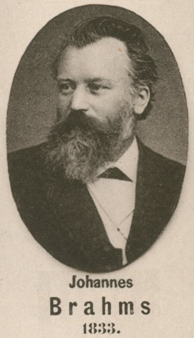 Johannes Brahms (gravyr) av English School