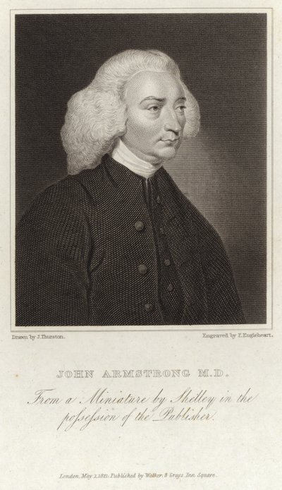 John Armstrong - skotsk poet och läkare (1709-1779) av English School