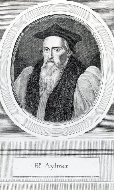 John Aylmer, Lord Bishop of London (1521-94) av English School