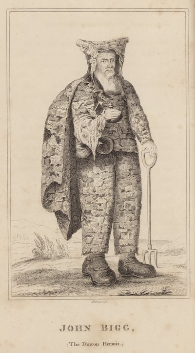 John Bigg, Dinton-eremiten av English School