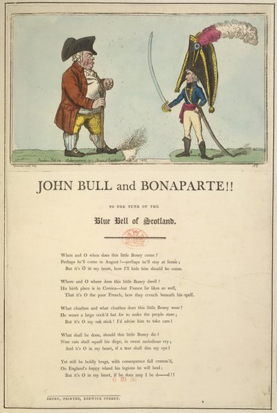 John Bull och Bonaparte av English School