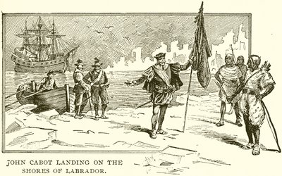 John Cabot landar på Labradors stränder av English School