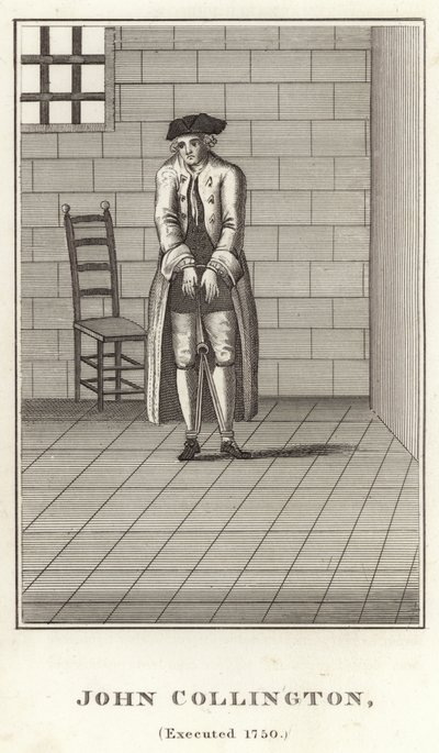 John Collington, avrättad 1750 av English School