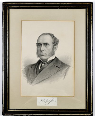 John Croft (inramat tryck) av English School