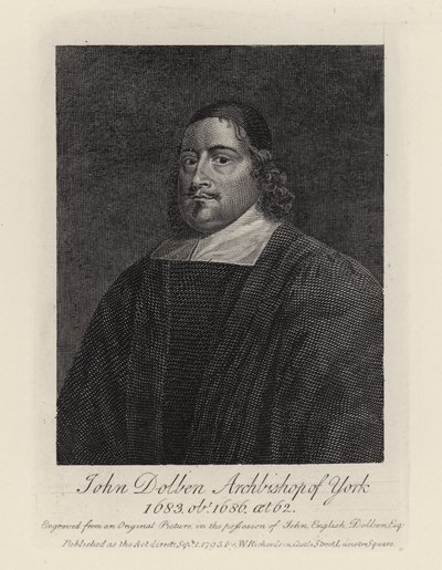 John Dolben (gravyr) av English School