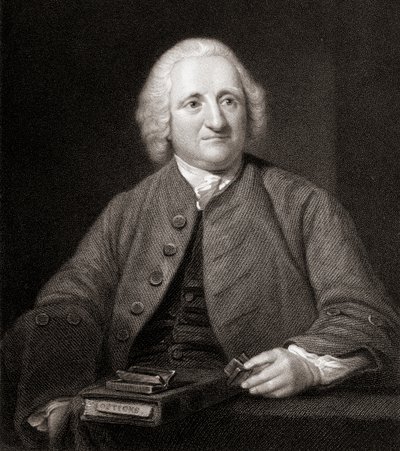 John Dollond (1706-61) från Gallery of Paintings, publicerad 1833 av English School