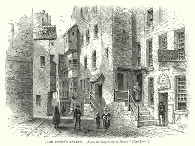 John Dowies tavern (gravering) av English School