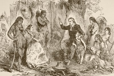 John Eliot (litho) av English School