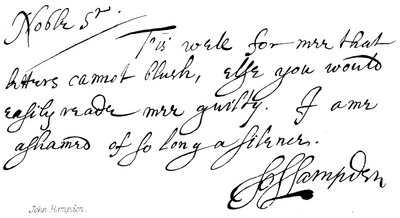 John Hampden av English School